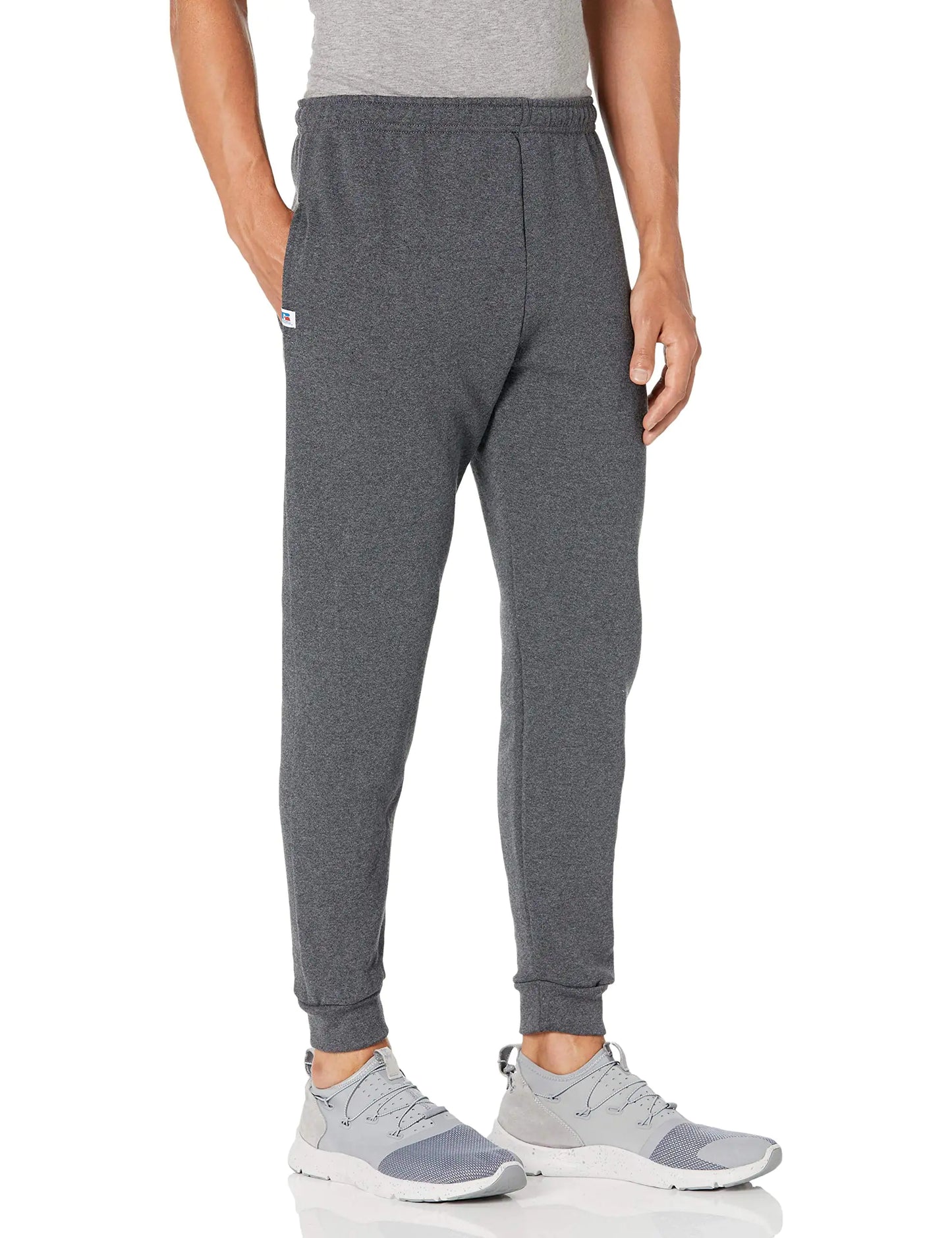 Russell Athletic Dri-Power Fleece Sweatpants & Joggers, Moisture Wicking, With or Without Pockets, Sizes S-4X XX-Large Black Heather